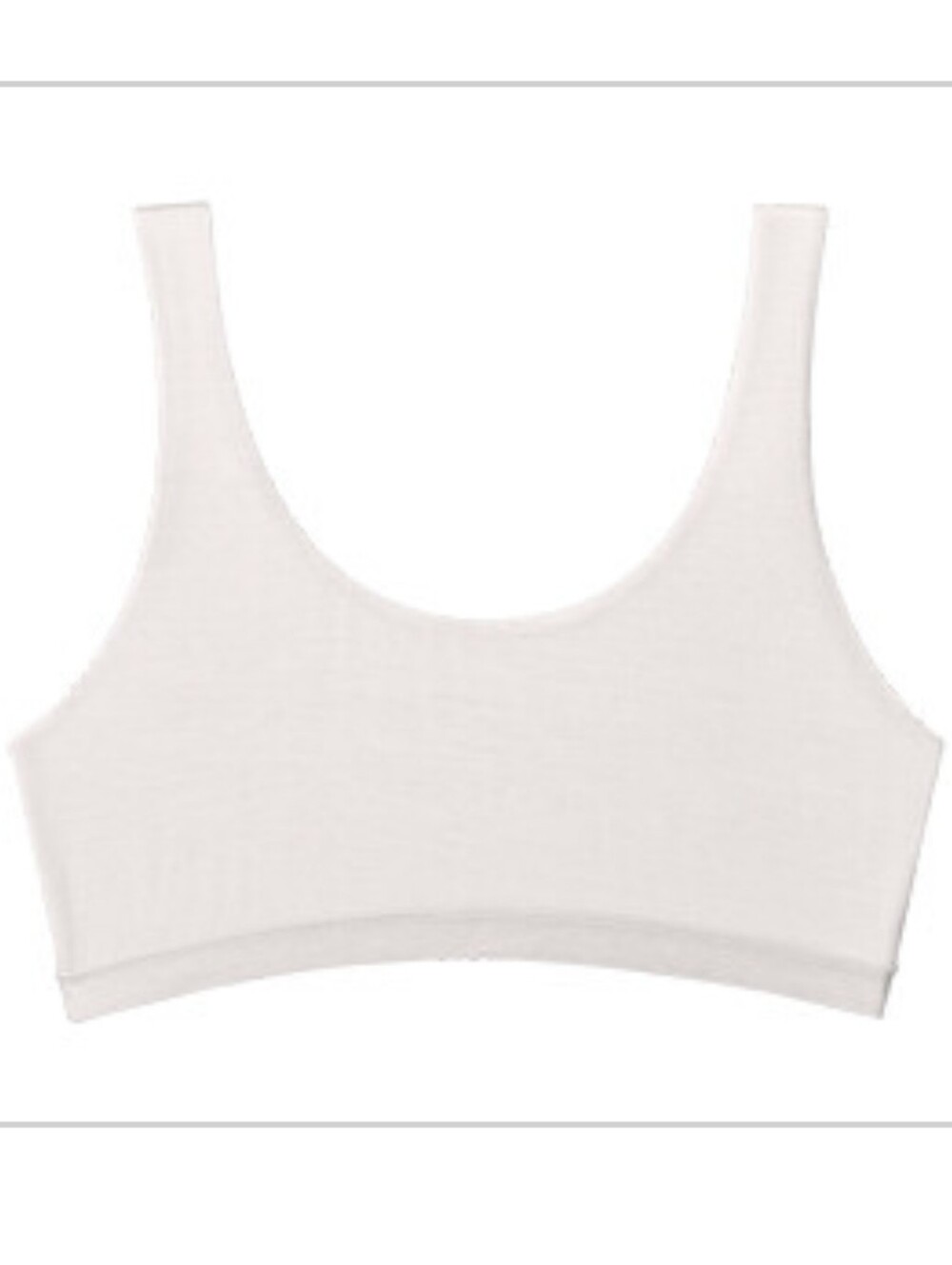 Allbirds Oatmeal TRINO Merino Wool Blend Bralette